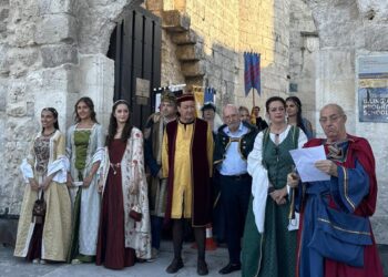 Varios de los participantes en el pregón/AYUNTAMIENTO DE CUÉLLAR