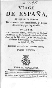 Antonio Ponz. Viaje a Espana. Tomo Decimo Biblioteca Digital de CyL