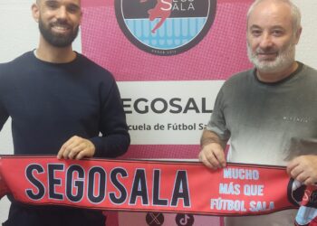 Luis Martín y Luis Angulo, primer y segundo entrenador del Segosala.
