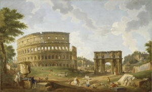Giovanni Paolo Pannini or Panini View of the Colosseum 1747 MeisterDrucke 617040