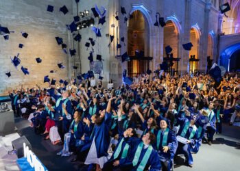 Acto de graduación de IE University en Segovia. / IEU
