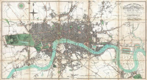 Mapa de Londres Geographicus Rare Antique Maps 1806