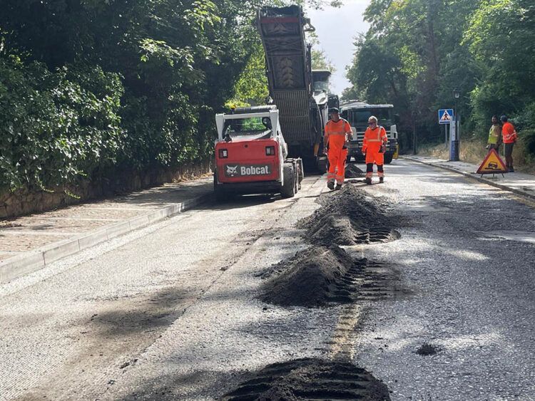 Las obras del paseo de Santo Domingo obligan a cortar el tráfico entre el barrio de San Marcos y el IE 1 Obras en el paseo Santo Domingo de Guzman, de Segovia. / AYUNTAMIENTO DE SEGOVIA