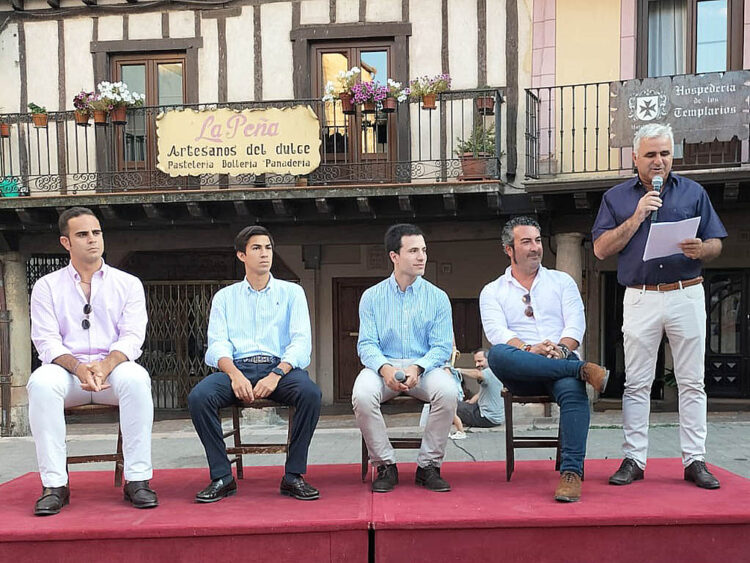 Sepúlveda ya tiene carteles para la feria de los Santos Toros 1 Presentación de la feria taurina de Sepúlveda. / AYUNTAMIENTO DE SEPÚLVEDA