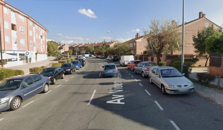 Reparada la avería en la avenida Vicente Aleixandre 1 Avenida Vicente Aleixandre a la altura del número 86