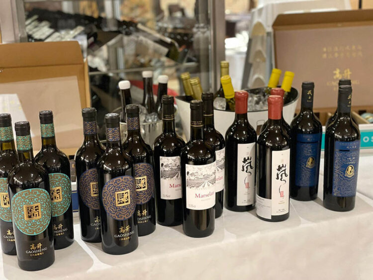 Vinos chinos degustados, / ASIAN FINE WINES