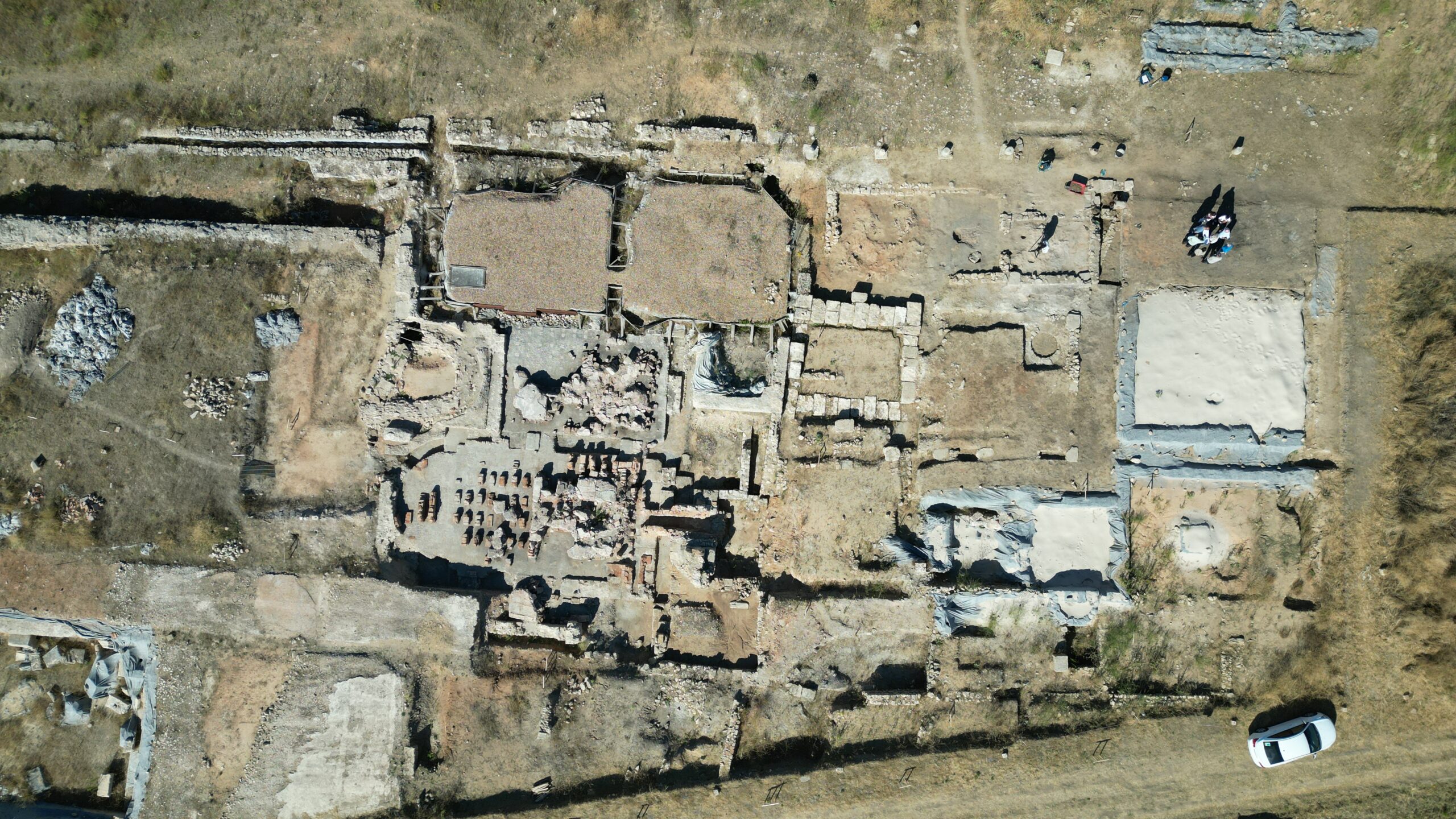 La Diputación estima que las obras del proyecto de musealización en Confloenta culminen en febrero de 2026 2 Vista aérea / DIPUTACIÓN