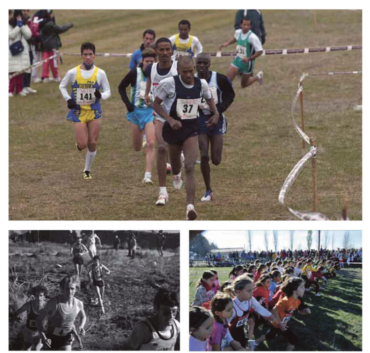 La cita del Cross Internacional de Cantimpalos cita a los mejores profesionales y a los más valientes de los chavales en los heladores inviernos de la meseta castellana. / Cross Internacional de Cantimpalos