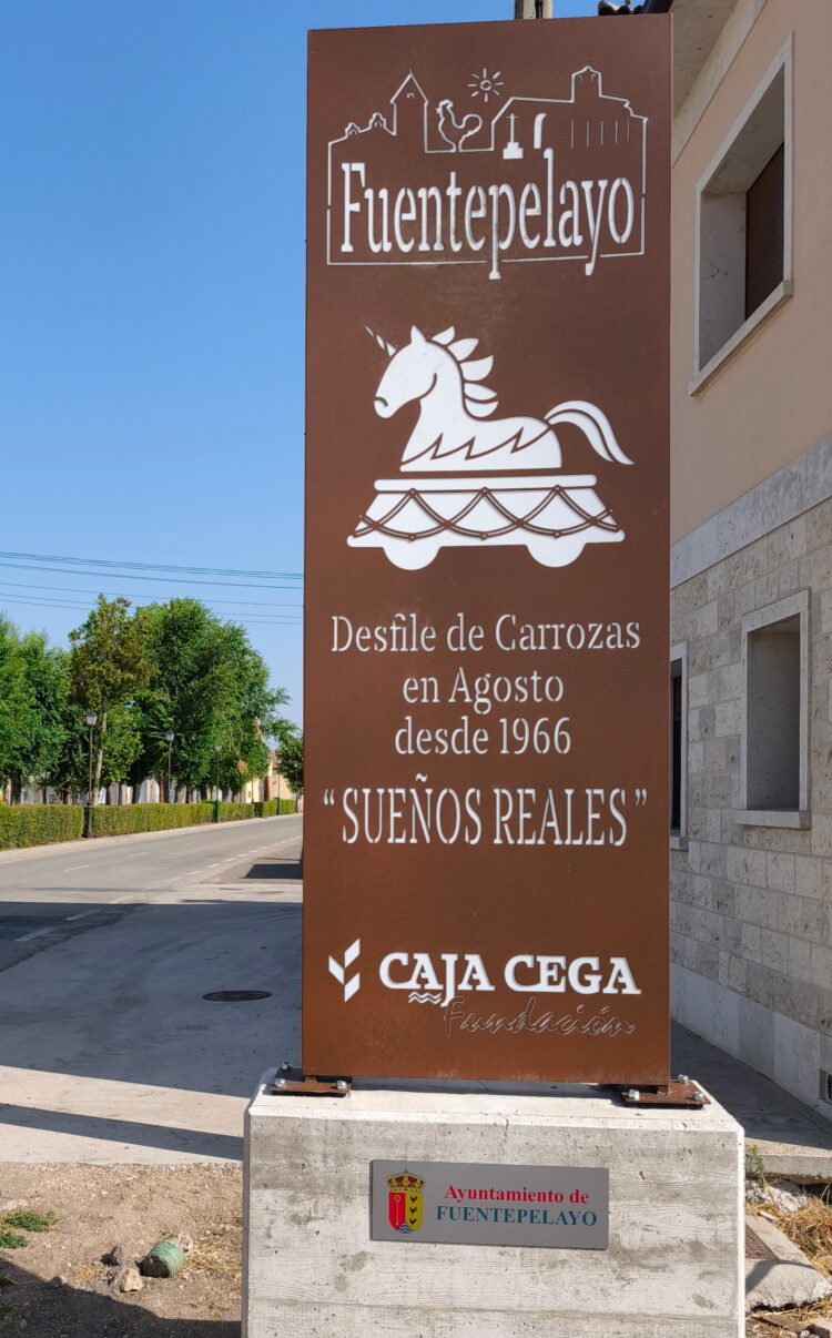 Uno de los monolitos instalados / JUAN CRUZ SERRANO