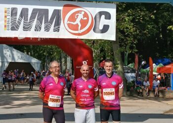 José Rubio, Paco Rubio y Antonio López durante la cita./SEGOVIA ORIENTACIÓN