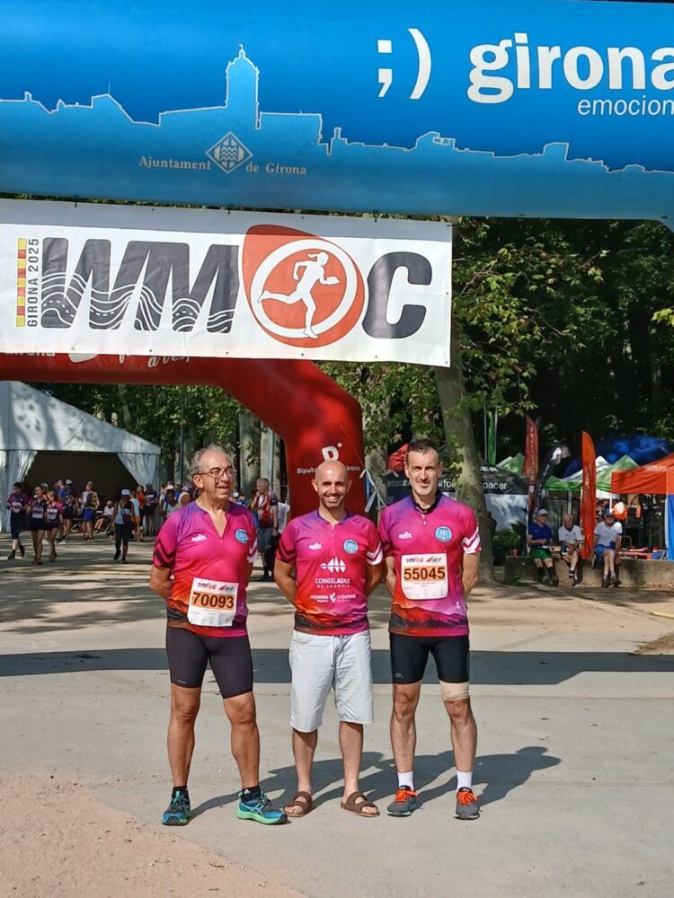 Destacada actuación del club Segovia Orientación en el Mundial de Veteranos 1 José Rubio, Paco Rubio y Antonio López durante la cita./SEGOVIA ORIENTACIÓN