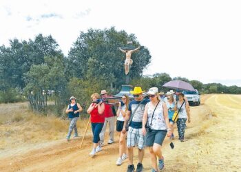 La Romería del Cristo es una de las tradiciones más arraigadas en Labajos. / Ayuntamiento de Labajos