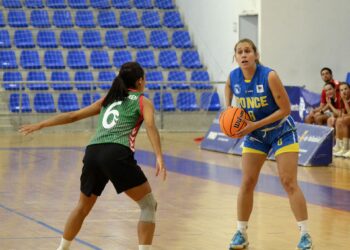 Lorena García en un partido con el Ponce Valladolid./CD SPORDEPORTE