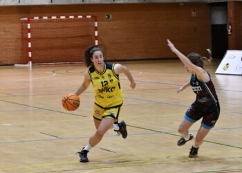 María Sanroma en un partido de la temporada pasada./CD SPORDEPORTE