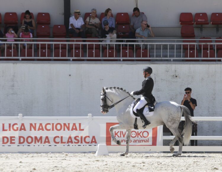 José Fernández y ‘Lince’ durante un ejercicio. /FHCYL