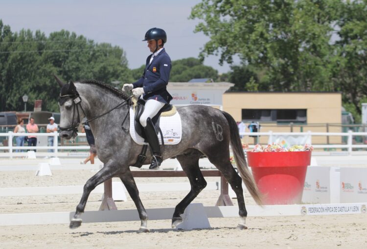 Juan Francisco Fernández Muñoz durante una prueba./FHCYL