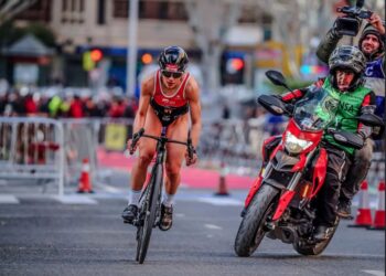 Marina Muñoz durante su participación en una prueba de la presente temporada./E.A
