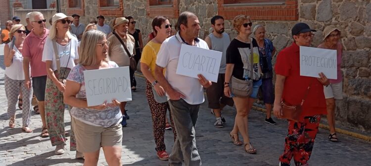 Momento de la manifestación./ANGEL MARTIN