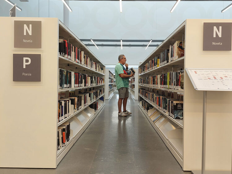 La biblioteca pública de Segovia prestó 89.192 libros en papel y 21.321 digitales en el año 2024 1 En Segovia, los libros en papel tienen mucho más demanda que los digitales, aunque el uso de la plataforma eBiblio ha incrementado considerablemente la lectura en formato digitales /BIBLIOTECA PÚBLICA SEGOVIA