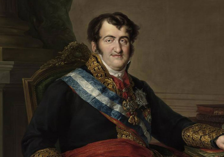 Retrato de Fernando VII por Vicente López.