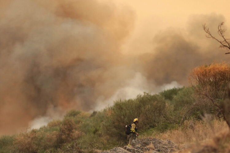 Ambos fuegos fuegos tuvieron su origen en imprudencias. / Peio García