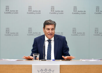 El portavoz de la Junta durante la rueda de prensa posterior al Consejo de Gobierno. / Miriam Chacón