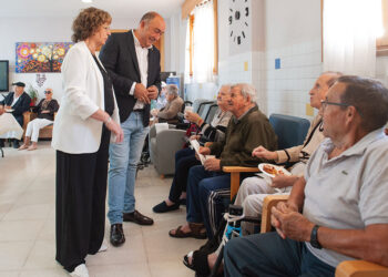 Jornada festiva en la residencia de Nava de la Asunción. DIPUTACIÓN
