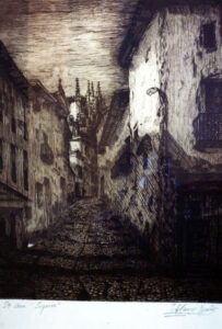 5 Blanco Nino Aguafuerte calleja sta Ana copia