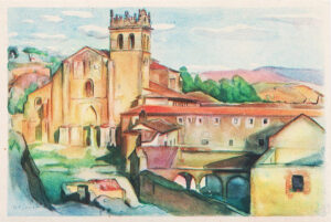 Carlos Landi Sorondo pintó Segovia 9 9