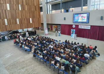 Alumnos del nuevo curso en el Campus María Zambrano en Segovia. / UVa