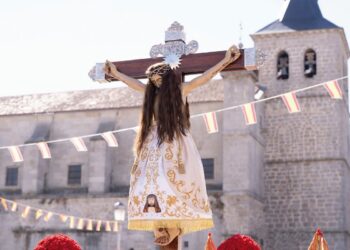 La bellísima imagen del Santo Cristo del Caloco./  Nandini Love