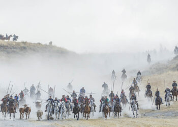 Quinto y último encierro de las fiestas de Cuéllar, con los novillos de Aurelio Hernando. / NACHO VALVERDE - ICAL