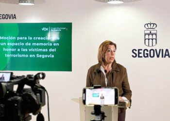 La portavoz de Vox en el Ayuntamiento de Segovia. Esther Núñez. / VOX