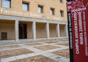 Facultad de Enfermería de Segovia, en el Edificio 'Santiago Hidalgo'. / HÉCTOR CRIADO
