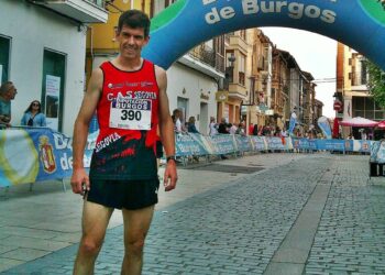 Francisco Maderuelo durante la cita en Briviesca./CAS