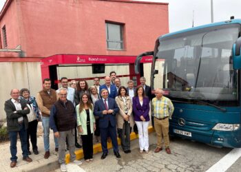 Vista de la marquesina instalada en La Lastrilla / JCYL