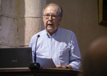 Álvarez de Miranda, en su intervención. Enrique del Barrio