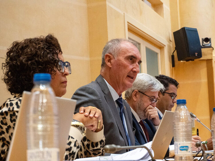 La propuesta de ordenanzas fiscales continúa sin recabar un apoyo favorable 1 Rosalía Serrano, José Mazarías, Alejandro González-Salamanca y José Luis Horcajo. / HÉCTOR CRIADO