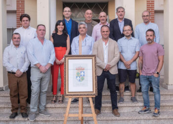 Presentación del escudo de Mata de Cuéllar. / DIPUTACIÓN PROVINCIAL