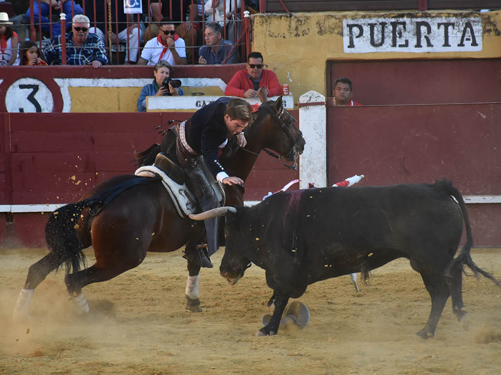 Puerta Grande a la dimensión de Sebastián Fernández y al cariño de Hermoso de Mendoza con Cuéllar 7 Sebastián Fernández, en Cuéllar. / A.M.