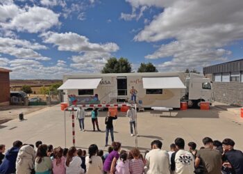 Instante de la jornada desarrollada en el CRA ‘El Pizarral’./JUNTA DE CASTILLA Y LEÓN