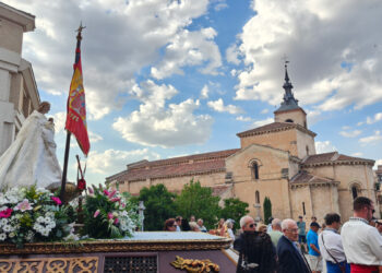 Subida de la Virgen de la Fuencisla.