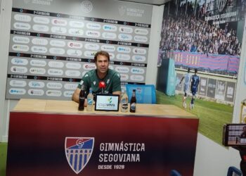 El entrenador de la Segoviana, Iñaki Bea.