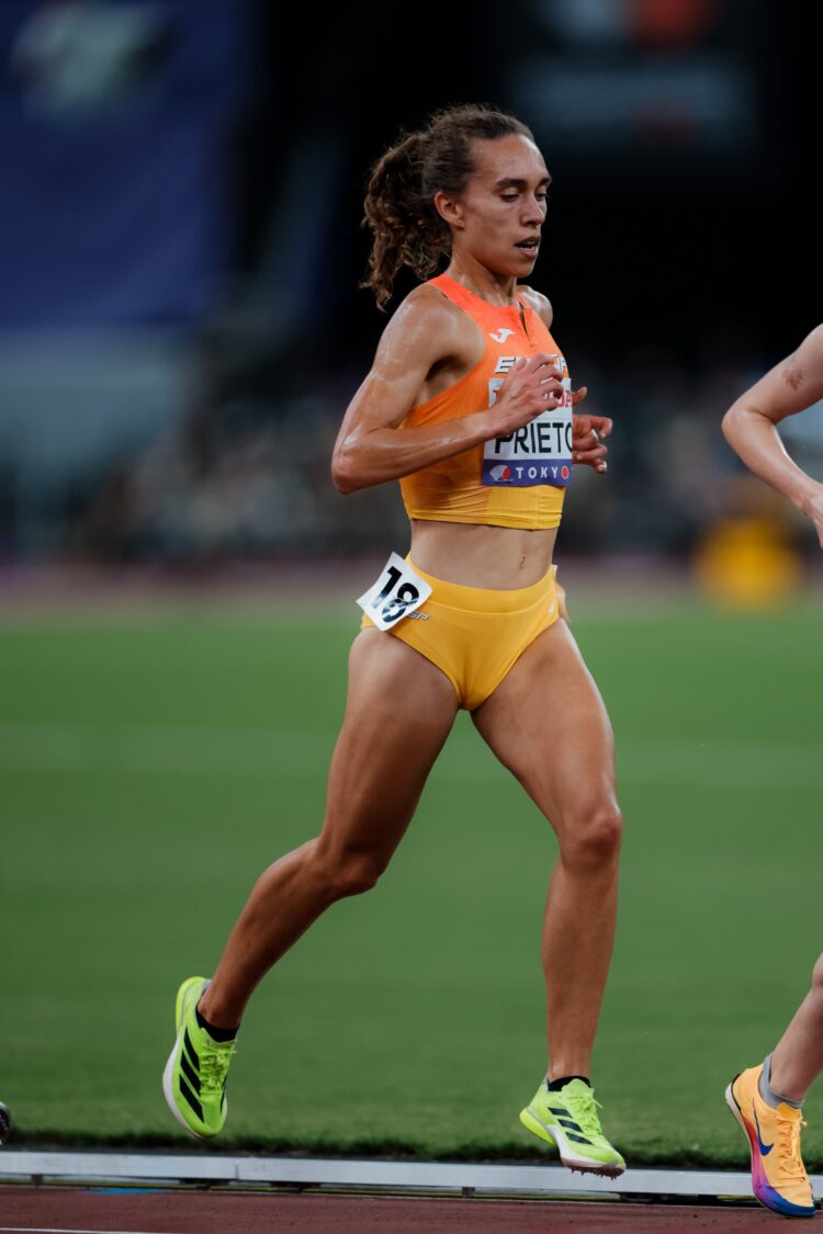 Idaira Prieto cumple en su debut en el Mundial de Tokio 1 Idaira Prieto durante un instante de la prueba./RFEA