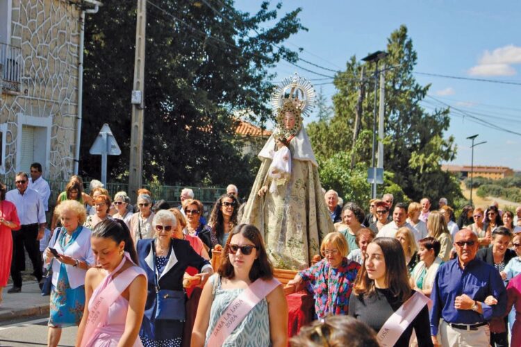 La procesión de la Virgen de Cepones será el lunes 8 de septiembre. / Ayuntamiento de La Losa