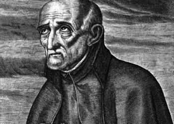 San Alfonso Rodríguez en una imagen de autor desconocido del Museo de Arte de Filadelfia.