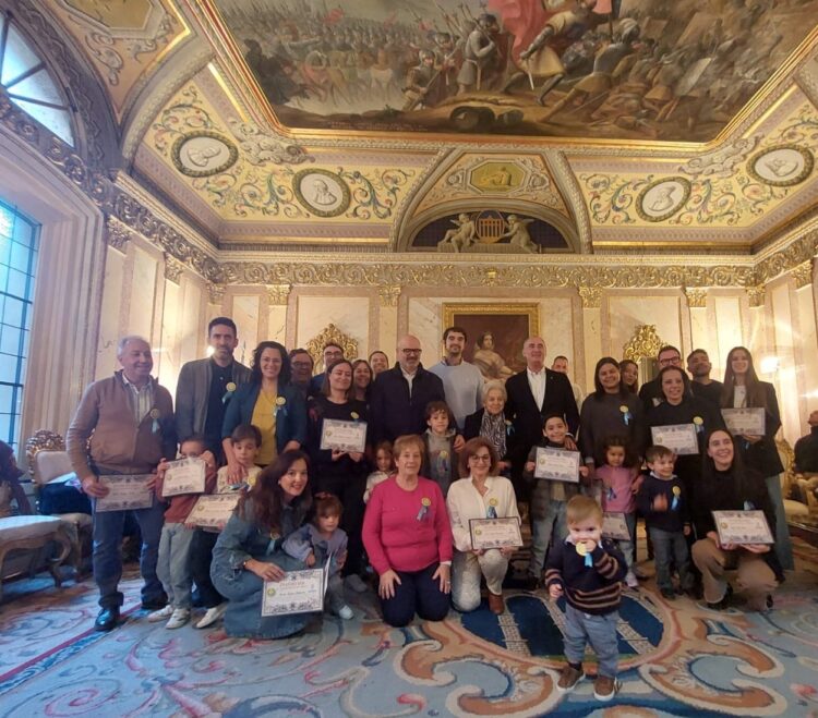 Los homenajeados el año pasado./AYUNTAMIENTO DE SEGOVIA