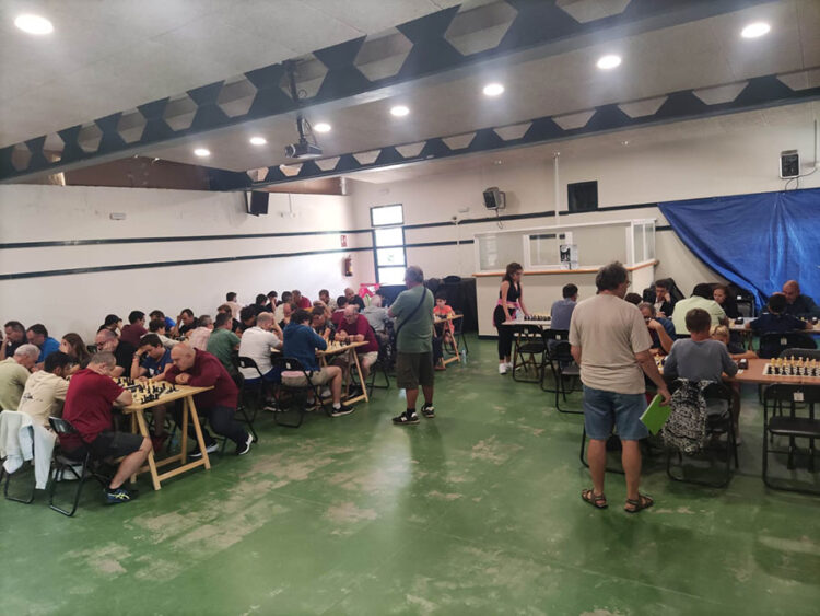Participantes en el Torneo de Ajedrez en Trecasas