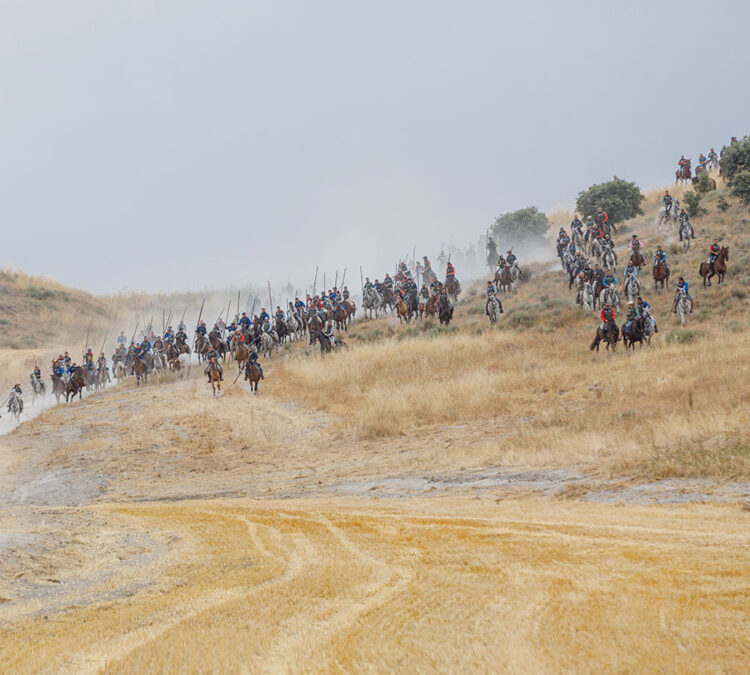 Los novillos de la ganadería de Montes de Oca protagonizan un complicado cuarto encierro en Cuéllar 1 Instantánea del primer encierro de las fiestas en honor a la Virgen del Rosario / ICAL