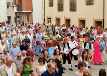 Procesión en honor a la patrona Inmaculada Concepción.